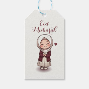Etiquetas de Presente Eid Mubarak Etiquetas de F
