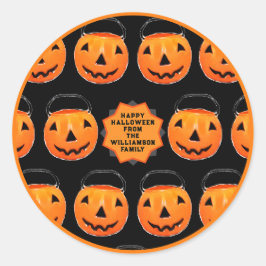 Etiquetas de Presente Feliz Halloween