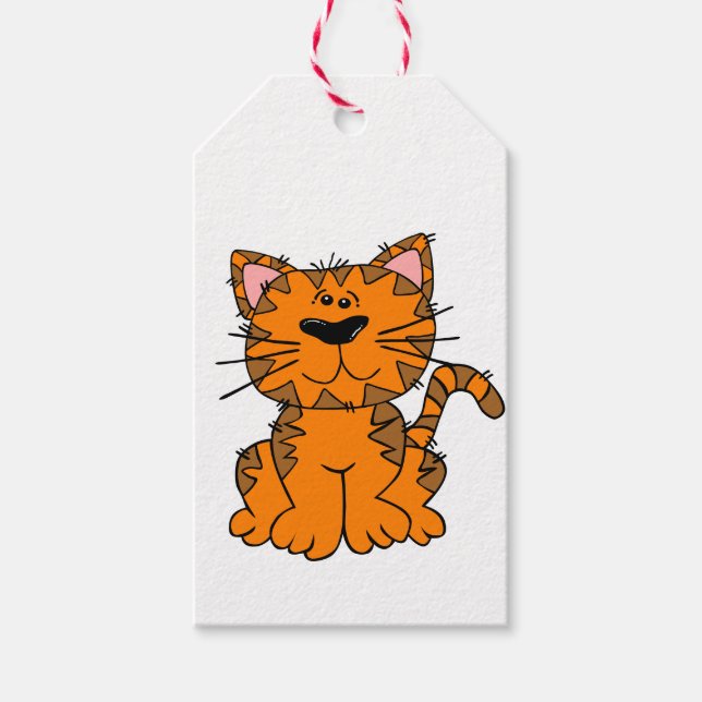 Etiquetas de Presente - Gato Gengibre (Frente)