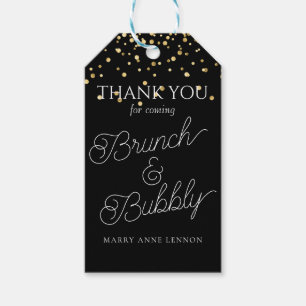 Etiquetas de Presente Minimalistas de Brunch e Bub