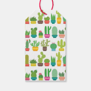 Etiquetas de Presente - Muitos Cactus