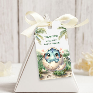 Etiquetas de Presente para Chá de Bebê do Baby Din