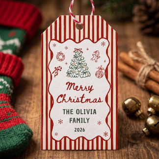 Etiquetas de Presente para Festa de Natal com List