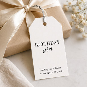 Etiquetas de Presente para Menina Aniversariante
