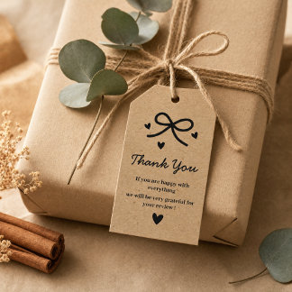 Etiquetas de presente personalizadas com logotipo 