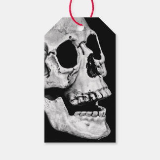 Etiquetas de Presente Personalizadas CRÂNIO PRETO
