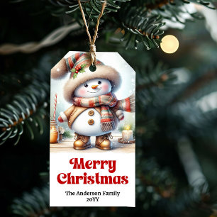 Etiquetas de Presente Personalizadas de Natal para