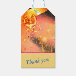 Etiquetas de Presente Personalizadas em Dourado Vi