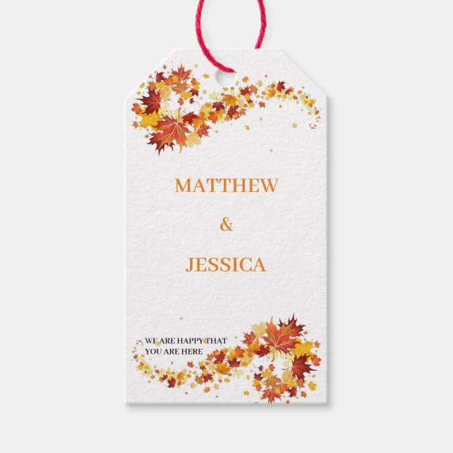 Etiquetas de Presente Rustic Romance (Frente)