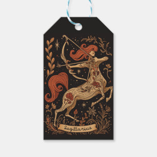 Etiquetas de Presente Sagittarius Celestial Arte B