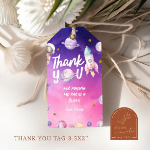 Etiquetas de presentes de aniversário da menina do