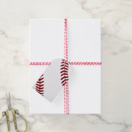 Etiquetas de presentes de basebol de vazio, escrev