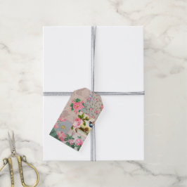 Etiquetas de presentes de colagem de papel de pare