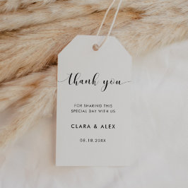 Etiquetas de presentes de favoritos para casamento