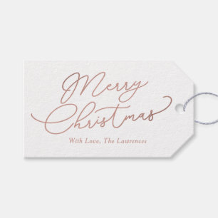 Etiquetas de presentes de Feriado de COR EDITÁVEL 