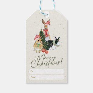 Etiquetas de presentes de natal