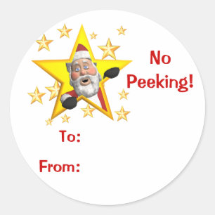 Etiquetas de presentes de Natal