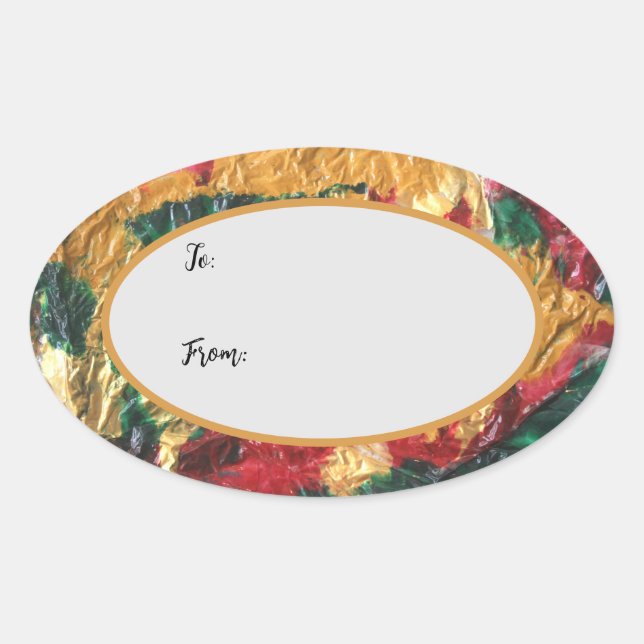 Etiquetas de presentes de Natal (Frente)