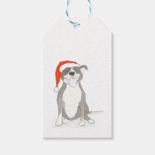 Etiquetas de presentes de Natal de Staffie