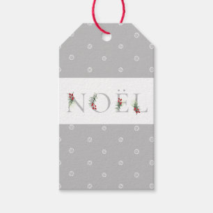 Etiquetas de presentes de Natal do NOEL com aviso 