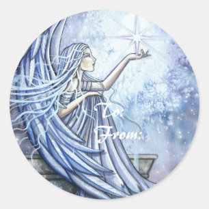 Etiquetas de presentes de Natal em Angel