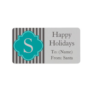 Etiquetas de presentes de Natal modernas