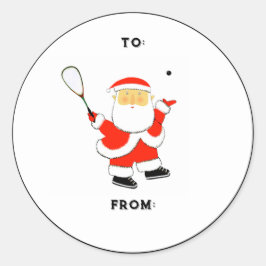 Etiquetas de presentes de Natal para esportes de e