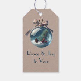 Etiquetas de presentes de Natal para Ornamento Ins