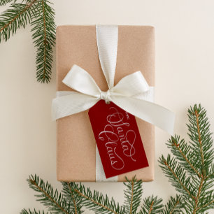 Etiquetas de presentes de Natal para Papai Noel En
