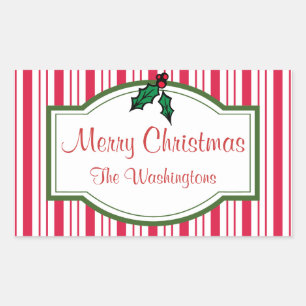 Etiquetas de presentes de Natal personalizadas