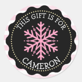 Etiquetas de presentes de Natal personalizadas