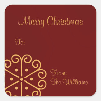 Etiquetas de presentes de Natal Personalizadas Ver