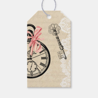 Etiquetas de presentes de vintage com local - pers