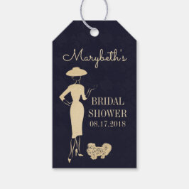 Etiquetas de presentes do Chá de panela clássico d