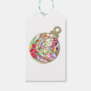 Etiquetas de presentes do enfeites de natal