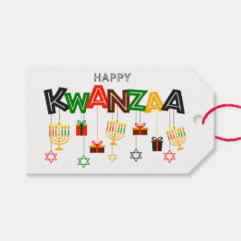 Etiquetas de presentes do Kwanzaa