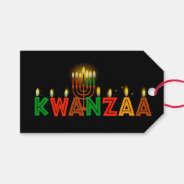 Etiquetas de presentes do Kwanzaa