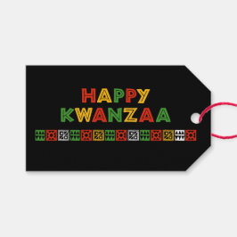 Etiquetas de presentes do Kwanzaa