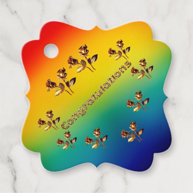 Etiquetas de presentes LGBTQ (Frente)