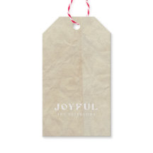 Etiquetas de presentes mínimas modernas