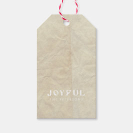 Etiquetas de presentes mínimas modernas