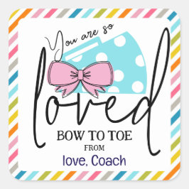 Etiquetas de presentes para Arco e Megaphone para