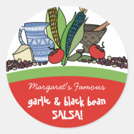 Etiquetas de presentes para comidas do Sudoeste Me