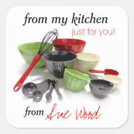 Etiquetas de presentes para cozinha personalizada
