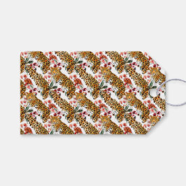 Etiquetas de presentes para impressão do Leopardo-