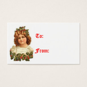 Etiquetas de presentes para natais vintages