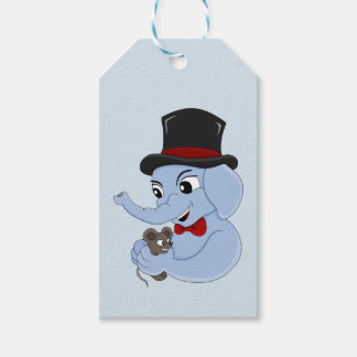 Etiquetas de presentes para o garoto elefante boni