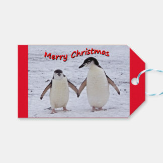 Etiquetas de presentes para os Pinguins