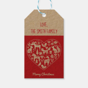 Etiquetas de presentes personalizadas para animais