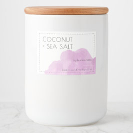 Etiquetas de produto com velas cor-de-rosa macia